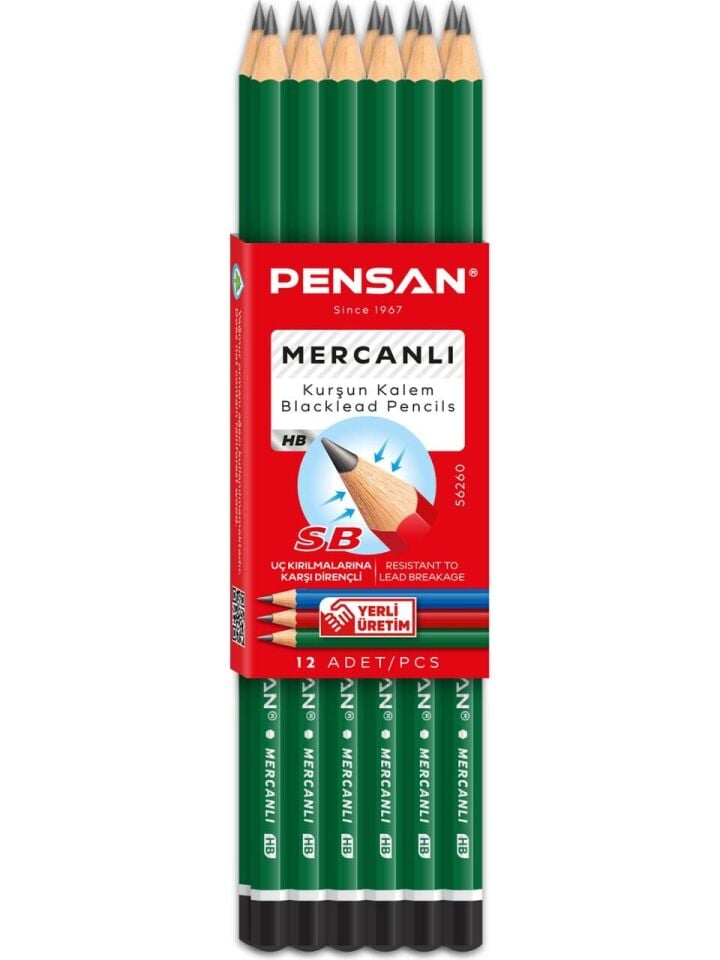 PENSAN MERCANLI KURŞUN KALEM 144 lü Paket