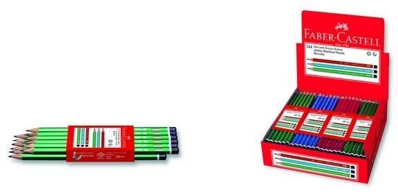 Faber-Castell Köşeli Mercanlı Kurşunkalem 144 adet