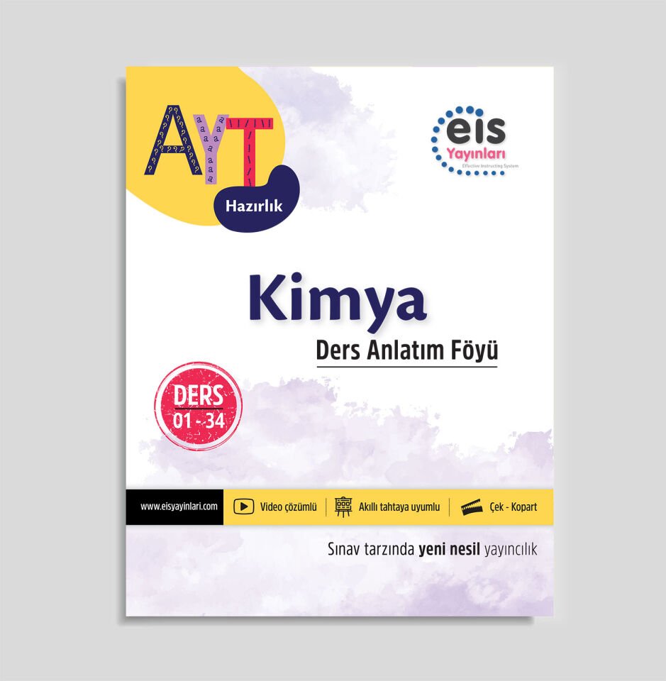 Eis Yayınları AYT Hazırlık Kimya Ders Anlatım Föyü