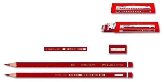 Faber-Castell Kırmızı Kopya Boya Kalemi 144 adet