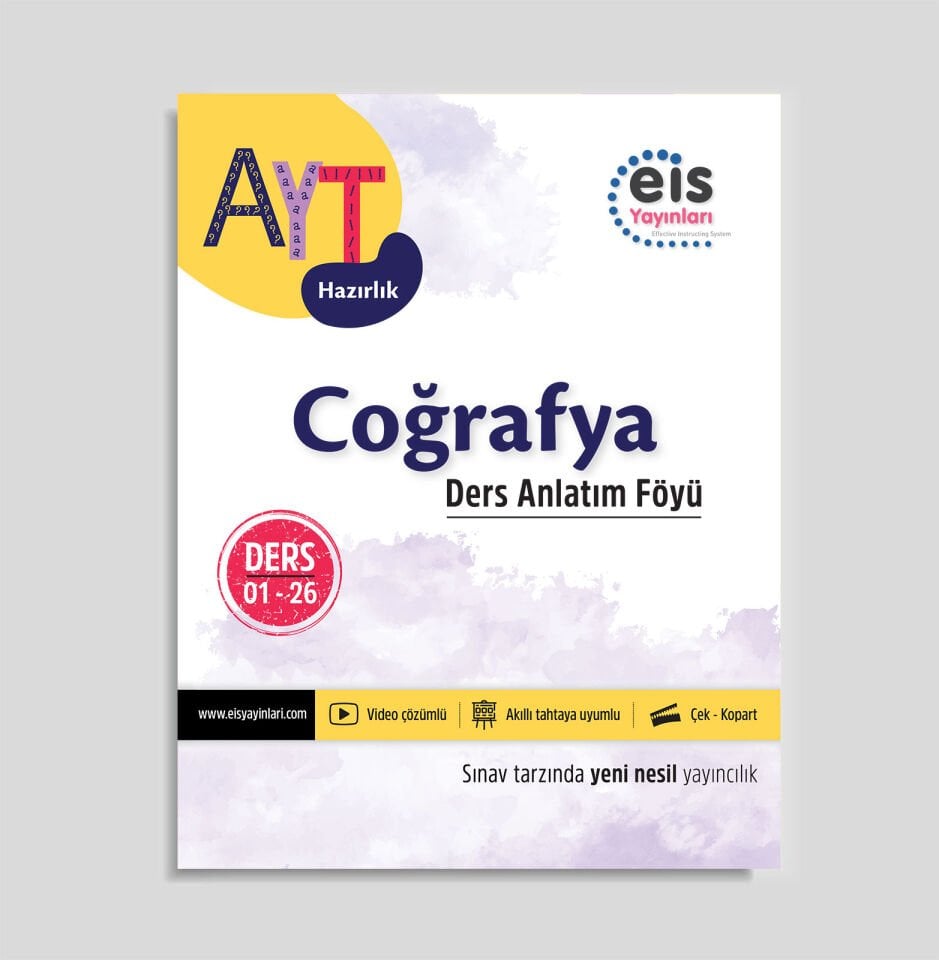 Eis Yayınları AYT Hazırlık Coğrafya Ders Anlatım Föyü
