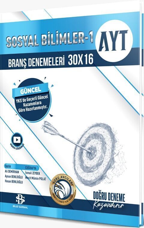 Bilgi Sarmal AYT Sosyal Bilimler 130 x 16 Branş Denemeleri