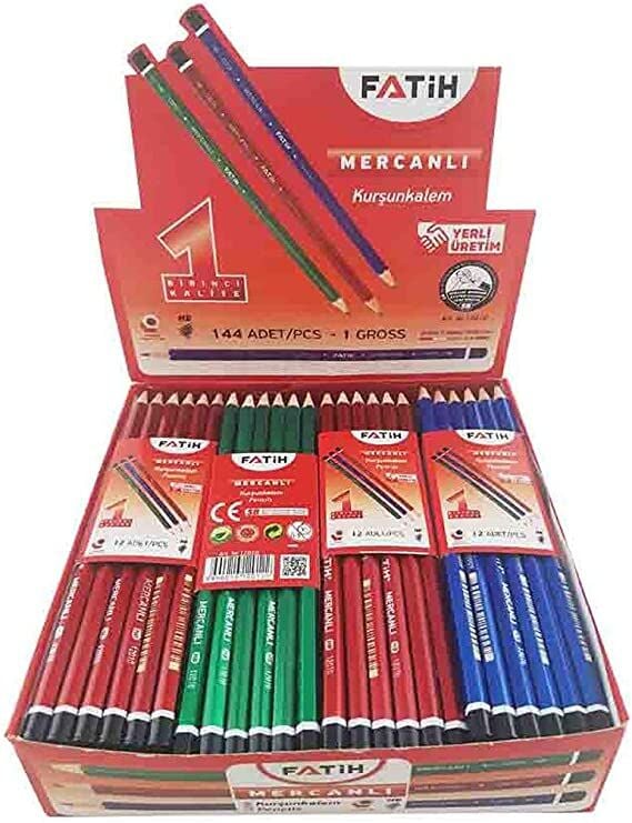 Fatih Kurşun Kalem Mercanlı 48 adet
