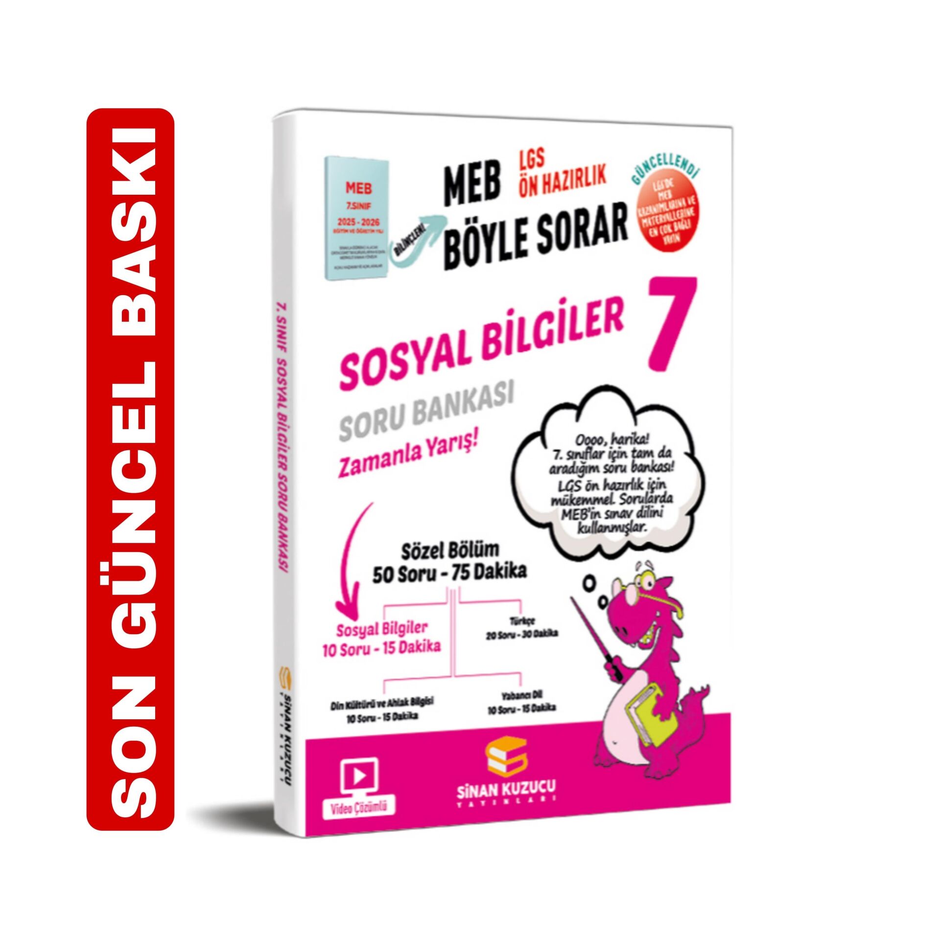 7. Sınıf | Sosyal Bilgiler Soru Bankası MEB BÖYLE SORAR SİNAN KUZUCU