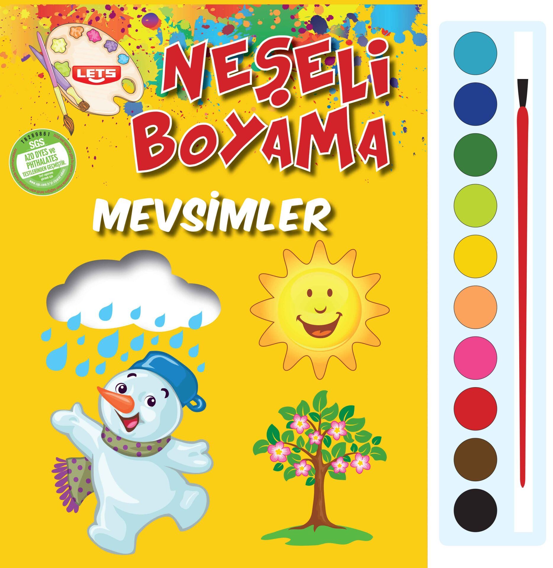 Neşeli Boyama Mevsimler