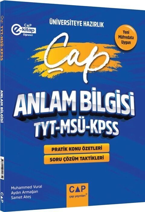 Çap Yayınları Türkçe Msü Anlam Bilgisi