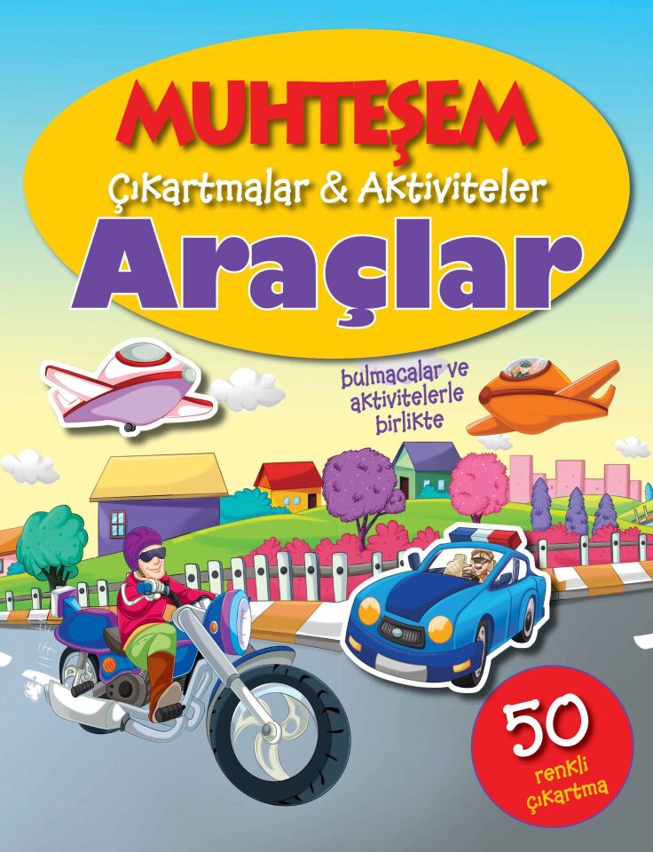 Muhteşem Çıkartmalar ve Aktiviteler Araçlar