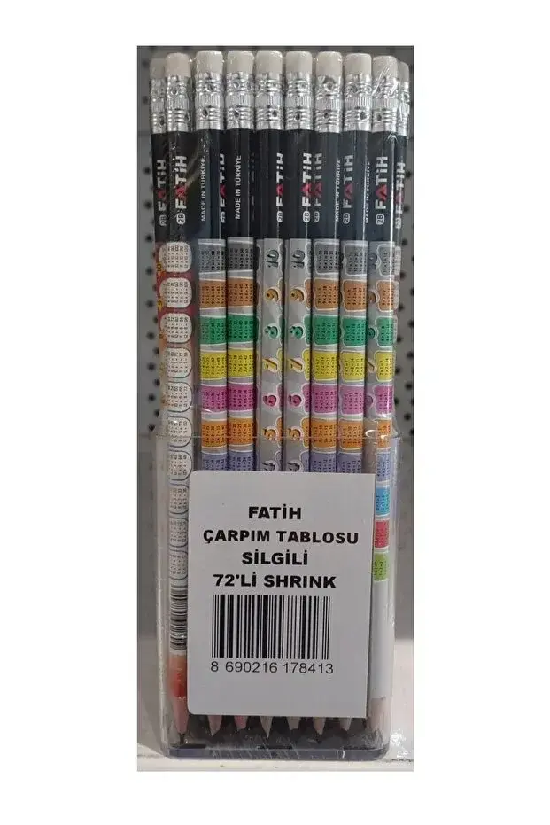Fatih Çarpım Tablosu Kurşun Kalem 144 adet