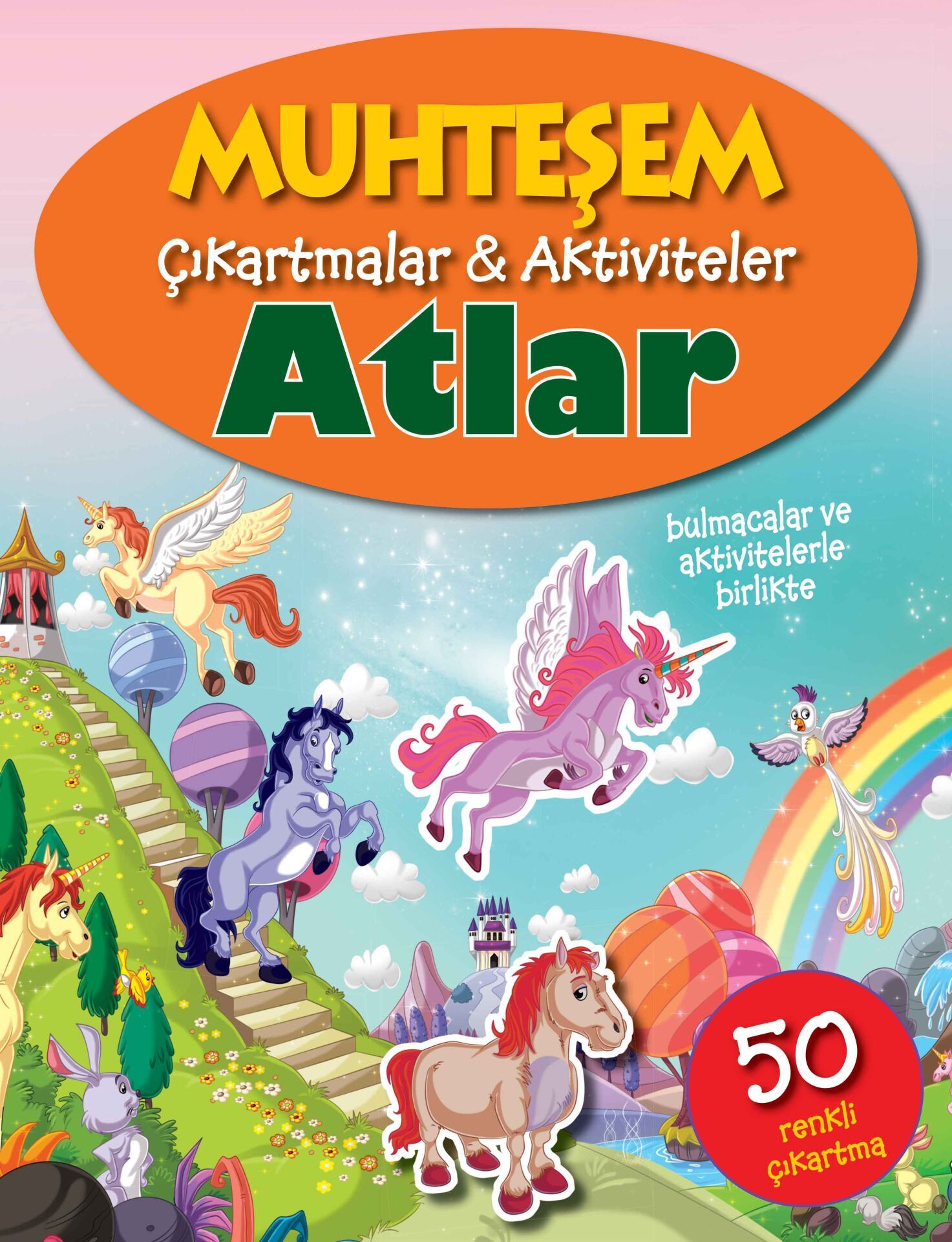 Muhteşem Çıkartmalar ve Aktiviteler Atlar