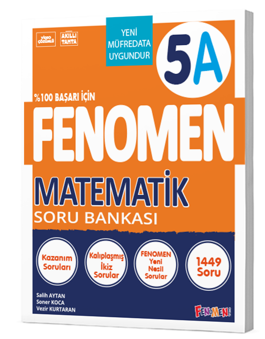 Fenomen Yayınları 5. Sınıf Matematik Soru Bankası (A)