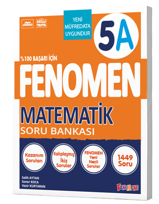 Fenomen Yayınları 5. Sınıf Matematik Soru Bankası (A)