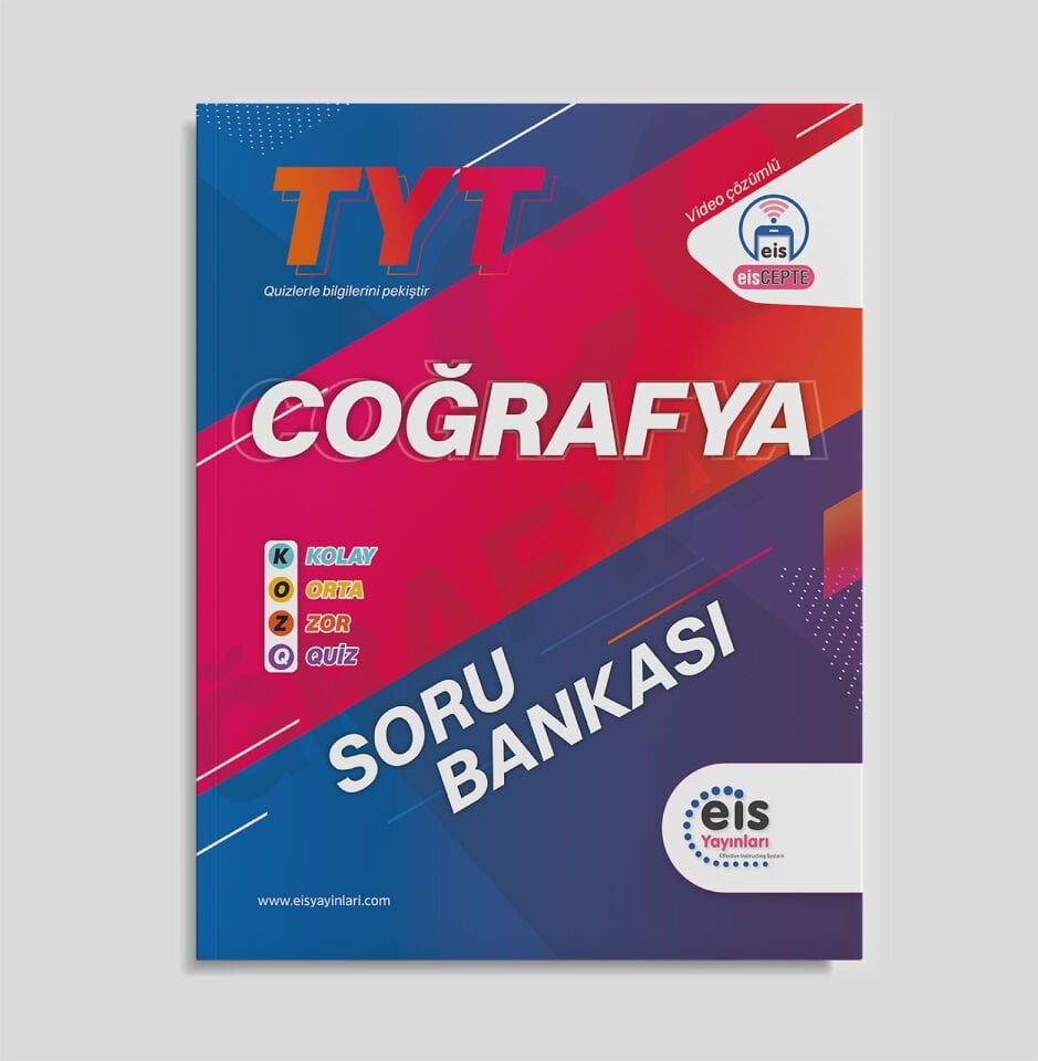 Eis Yayınları TYT Coğrafya KOZ Serisi Soru Bankası