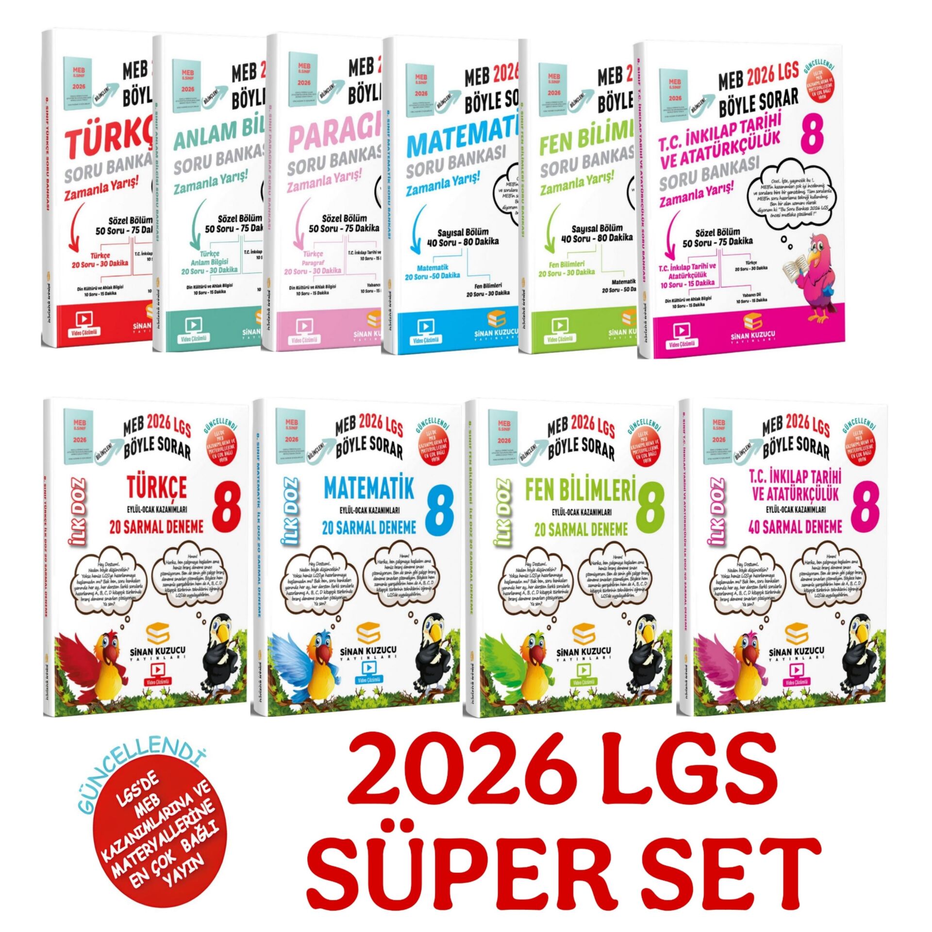 SÜPER SET ( 2026 - LGS ) SİNAN KUZUCU MEB BÖYLE SORAR