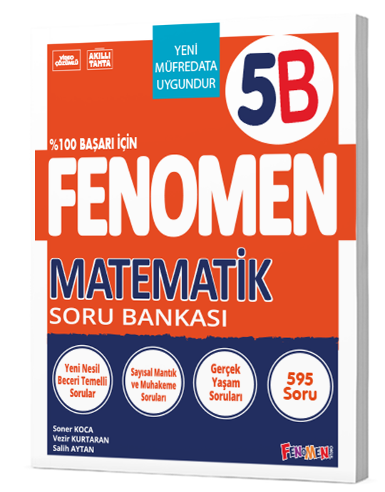 Fenomen Yayınları 5. Sınıf Matematik Soru Bankası (B)