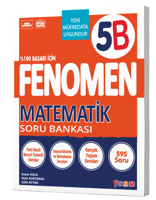 Fenomen Yayınları 5. Sınıf Matematik Soru Bankası (B)