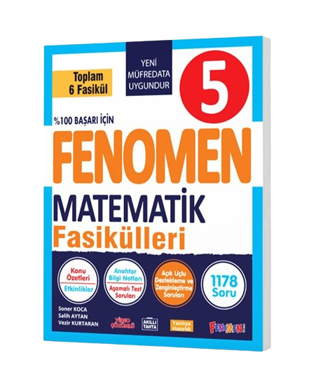 Fenomen Yayınları 5. Sınıf Matematik Fasikülleri (Toplam 6 Fasikül)