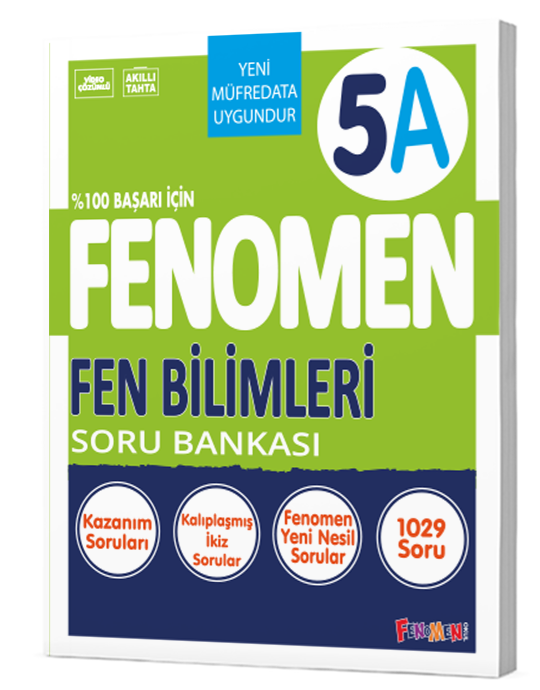 Fenomen Yayınları 5. Sınıf Fen Bilimleri Soru Bankası (A)