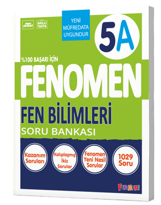Fenomen Yayınları 5. Sınıf Fen Bilimleri Soru Bankası (A)