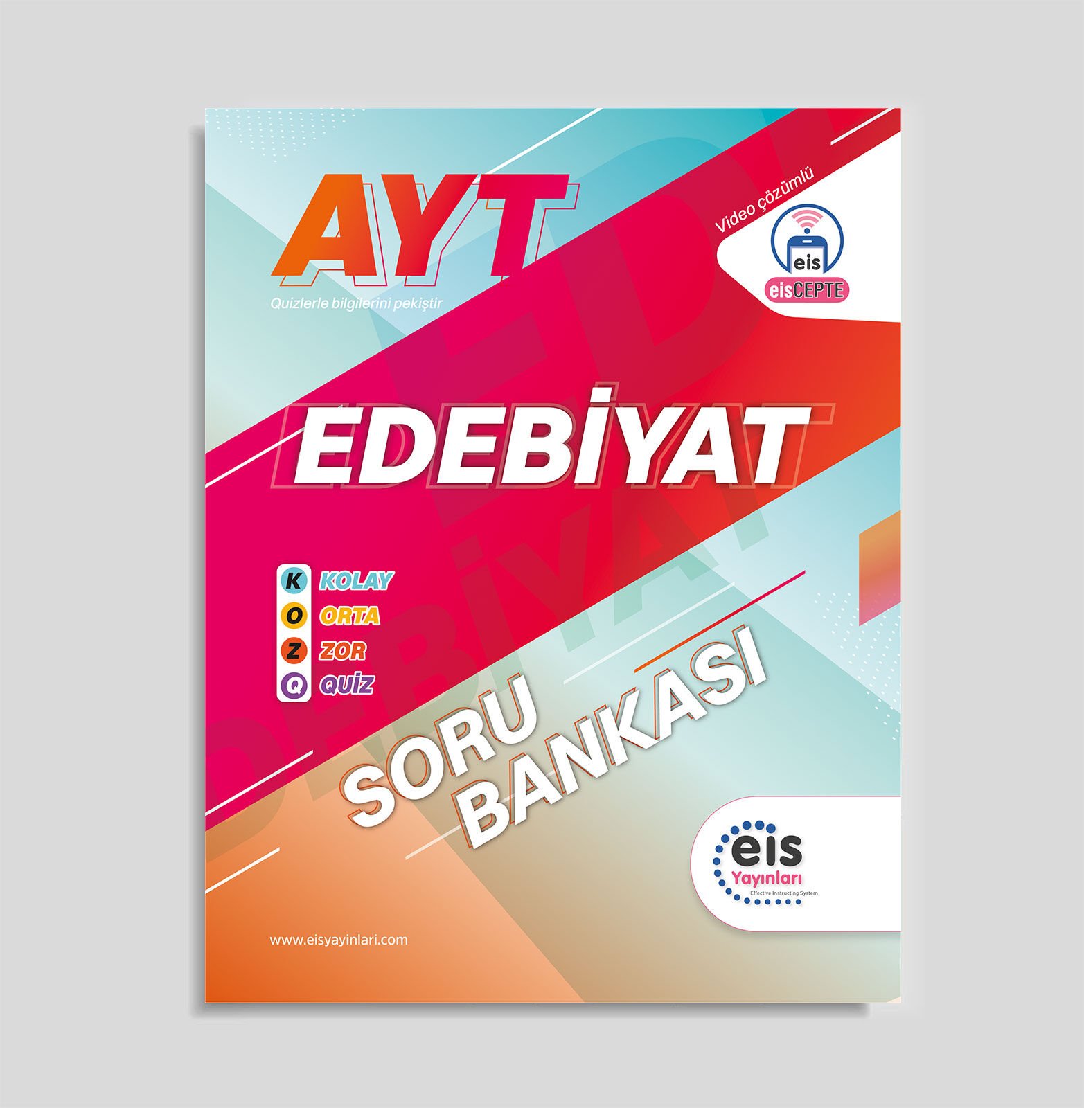 Eis Yayınları AYT Türk Dili ve Edebiyatı KOZ Serisi Soru Bankası
