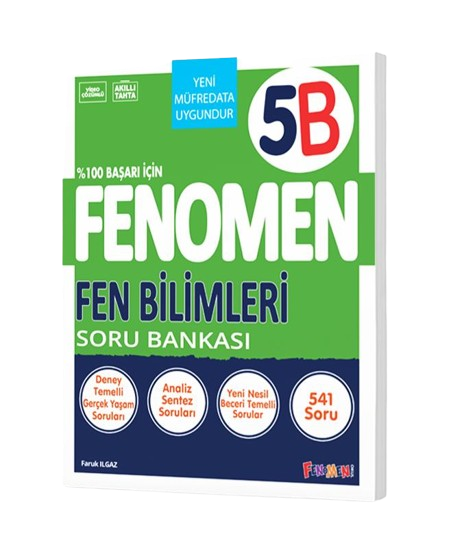 Fenomen Yayınları 5. Sınıf Fen Bilimleri Soru Bankası (B)