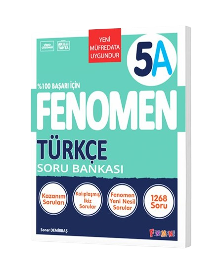 Fenomen Yayınları 5. Sınıf Türkçe Soru Bankası (A)