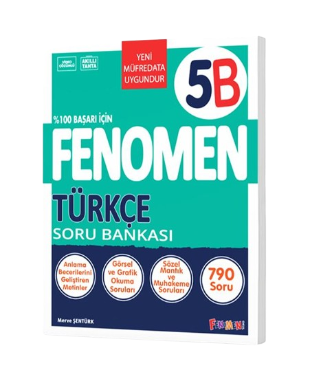 Fenomen Yayınları 5. Sınıf Türkçe Soru Bankası (B)