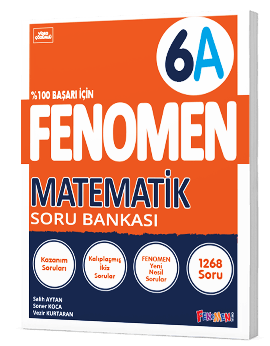Fenomen Yayınları 6. Sınıf Matematik Soru Bankası (A) - Yeni Baskı