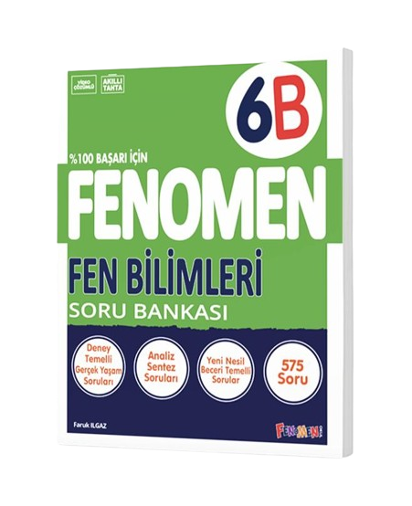 Fenomen Yayınları 6. Sınıf Fen Bilimleri Soru Bankası (B)