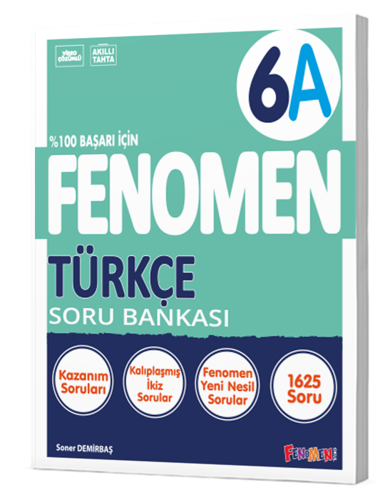 Fenomen Yayınları 6. Sınıf Türkçe Soru Bankası (A)