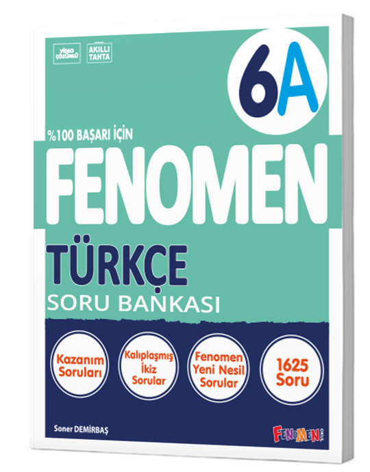 Fenomen Yayınları 6. Sınıf Türkçe Soru Bankası (A)
