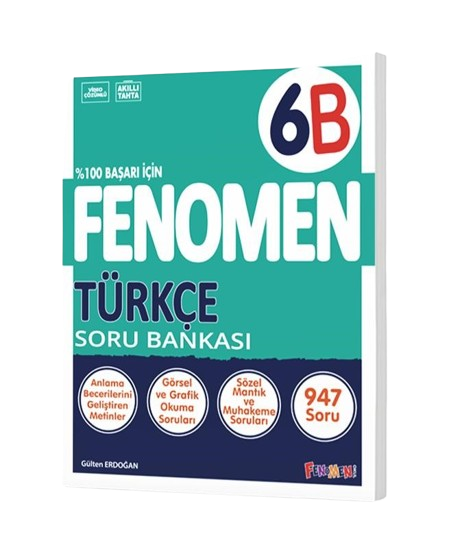 Fenomen Yayınları 6. Sınıf Türkçe Soru Bankası (B)