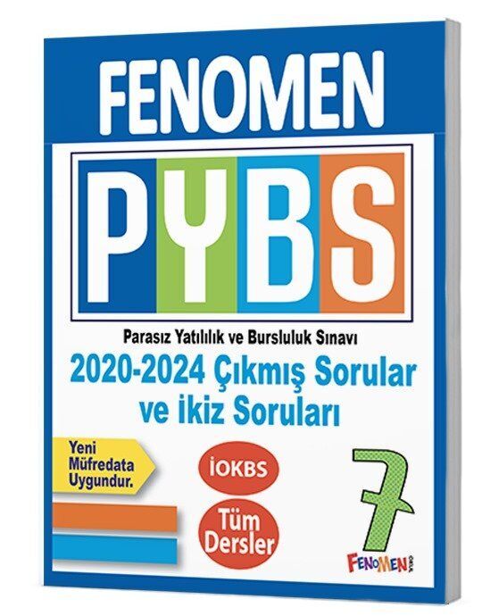 Fenomen Yayınları 7. Sınıf Pybs 2020-2024 Çıkmış Sorular Ve İkiz Soruları
