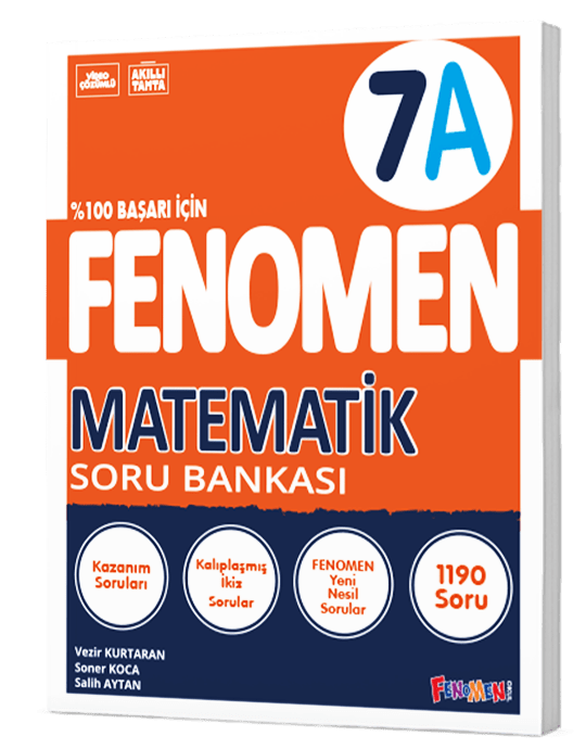 Fenomen Yayınları 7. Sınıf Matematik Soru Bankası (A)