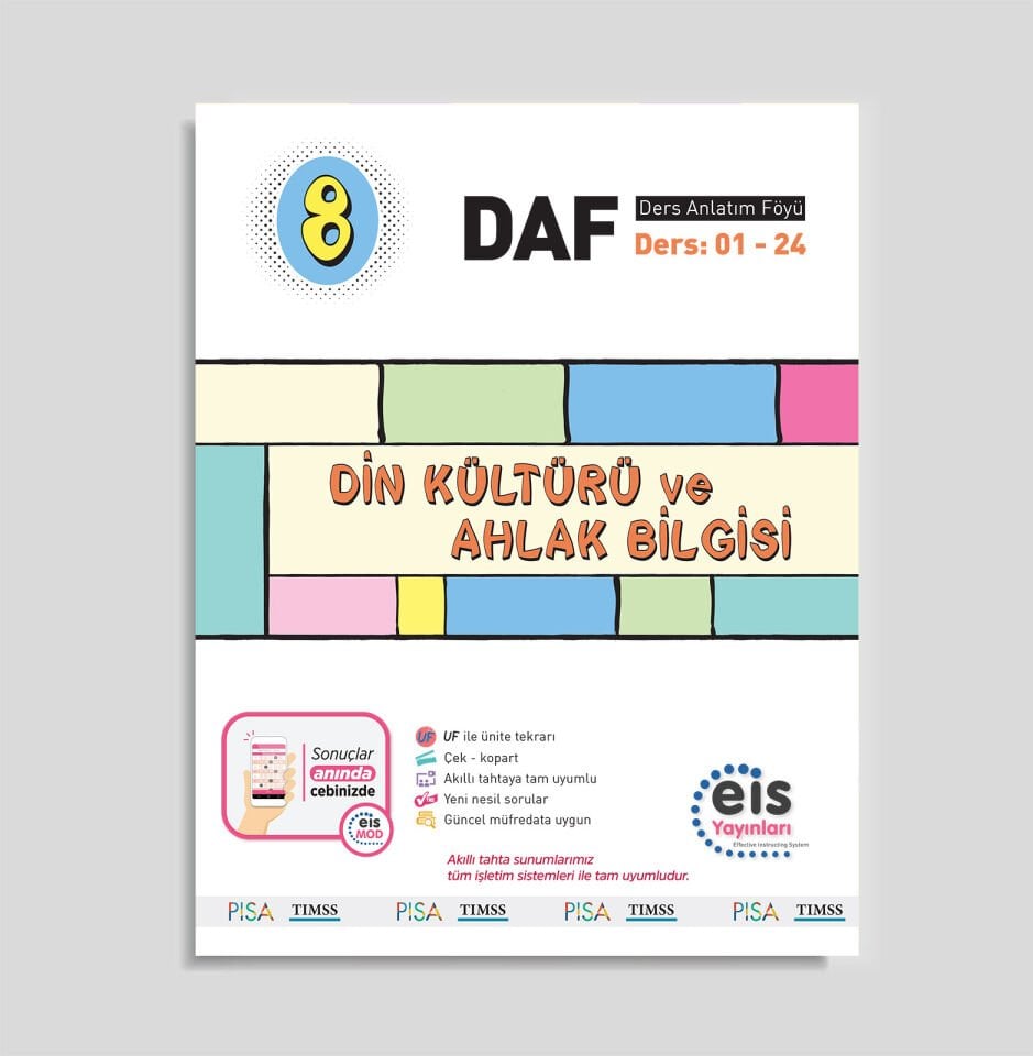 Eis Yayınları 8. Sınıf Din Kültürü ve Ahlak Bilgisi Ders Anlatım Föyü