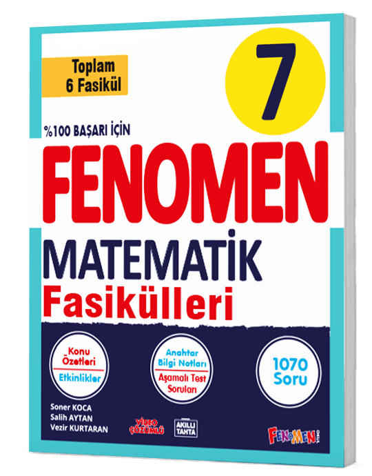 Fenomen Yayınları 7. Sınıf Matematik Fasikülleri (Toplam 6 Fasikül)