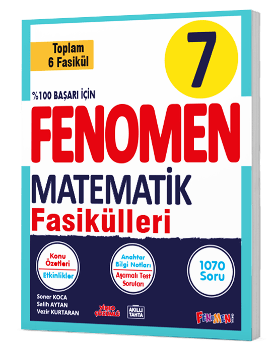 Fenomen Yayınları 7. Sınıf Matematik Fasikülleri (Toplam 6 Fasikül)