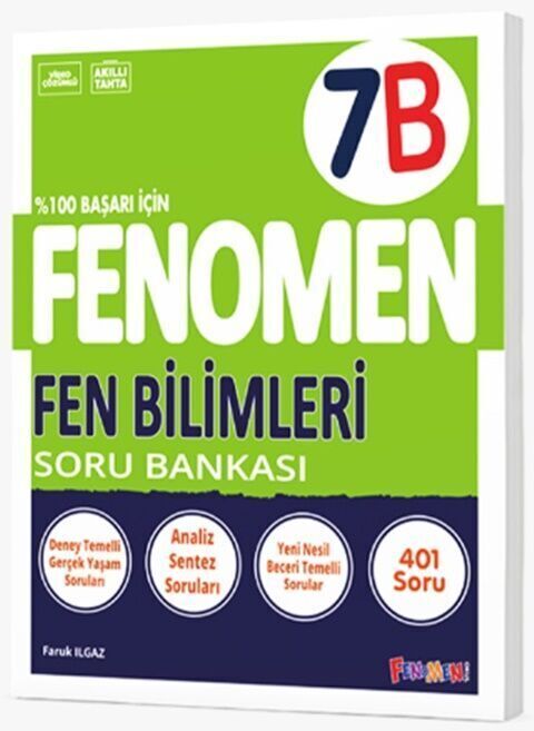 Fenomen Yayınları 7. Sınıf Fen Bilimleri Soru Bankası (B)