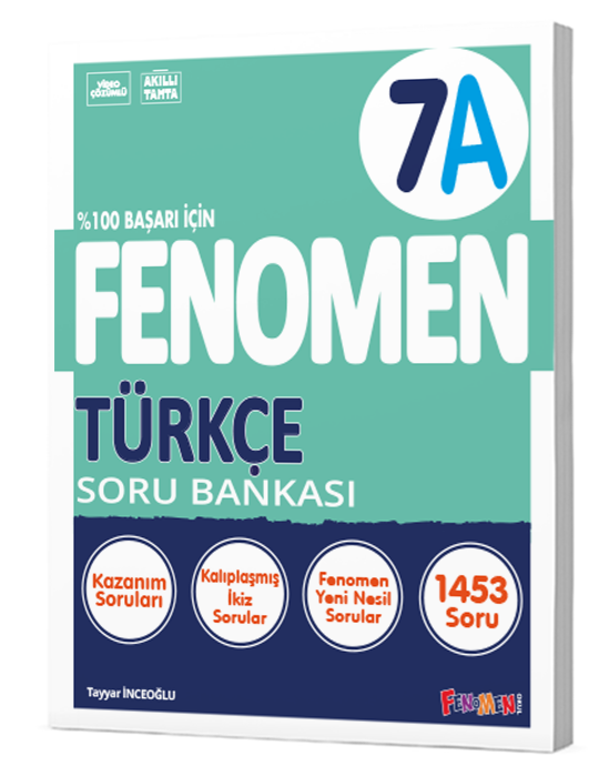 Fenomen Yayınları 7. Sınıf Türkçe Soru Bankası (A)