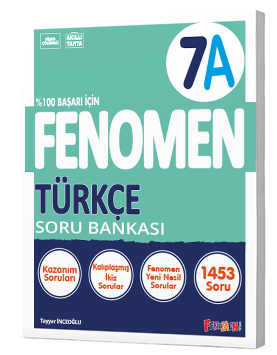 Fenomen Yayınları 7. Sınıf Türkçe Soru Bankası (A)