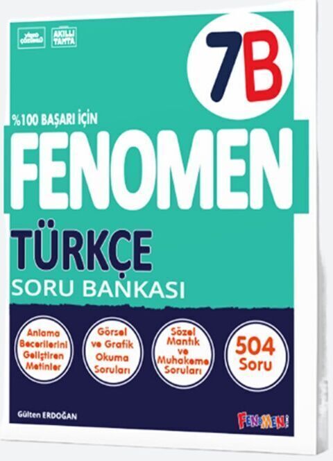 Fenomen Yayınları 7. Sınıf Türkçe Soru Bankası (B)