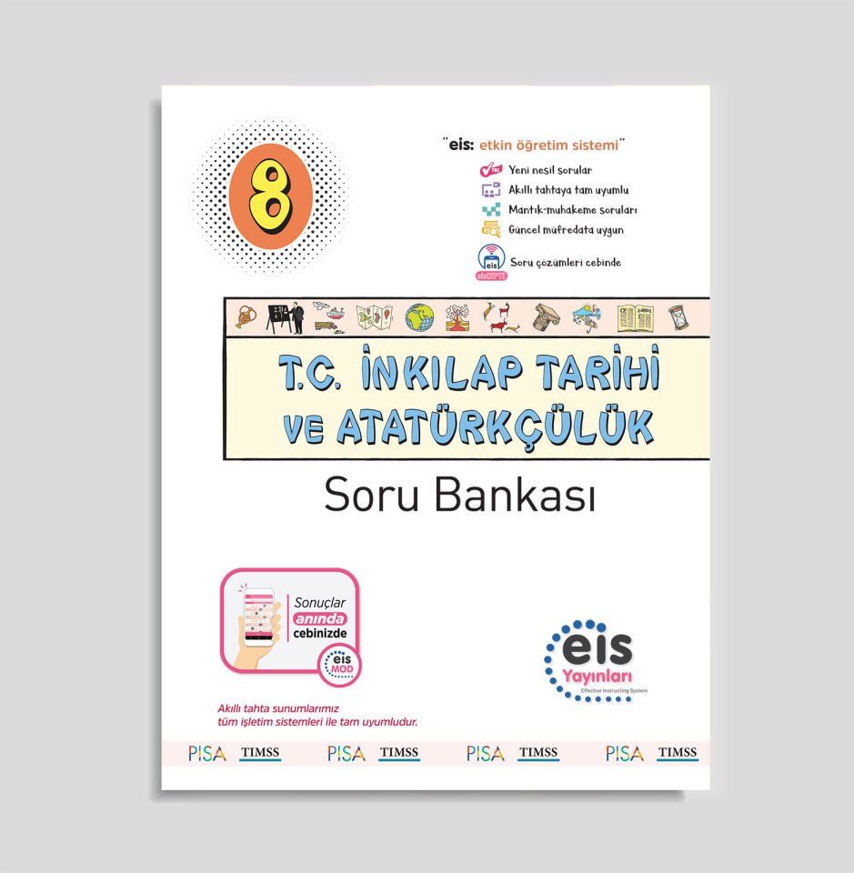 Eis Yayınları 8. Sınıf T.C. İnkılap Tarihi ve Atatürkçülük Soru Bankası
