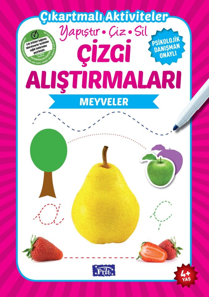 Meyveler Çizgi Alıştırmaları