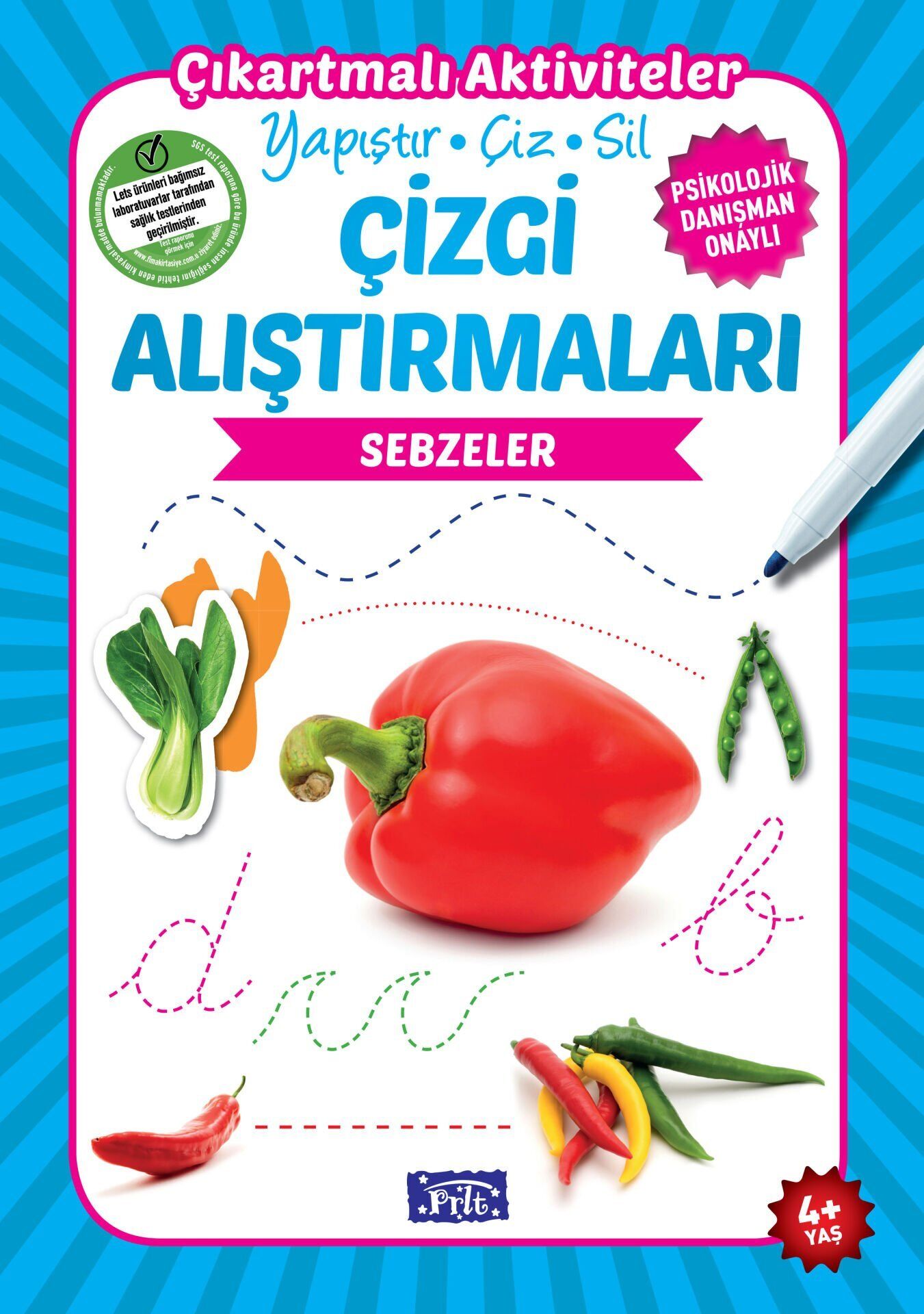 Sebzeler Çizgi Alıştırmaları