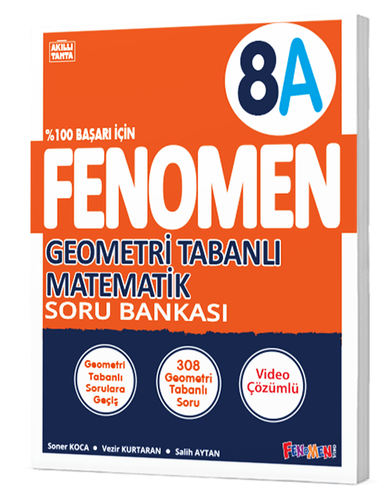 Fenomen Yayınları 8. Sınıf Geometri Tabanlı Matematik Soru Bankası (A)