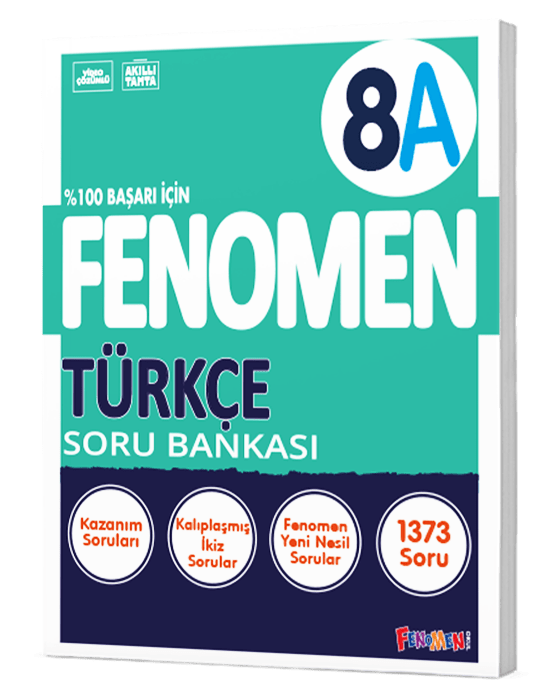 Fenomen Yayınları 8. Sınıf Türkçe Soru Bankası (A)