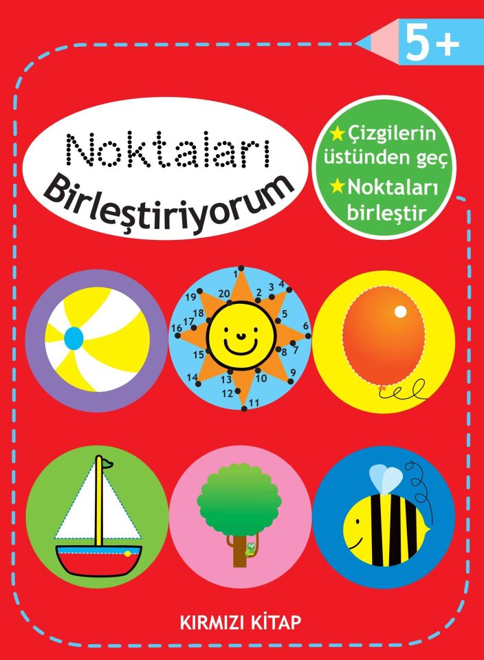 Noktaları Birleştiriyorum Kırmızı Kitap 5 Yaş