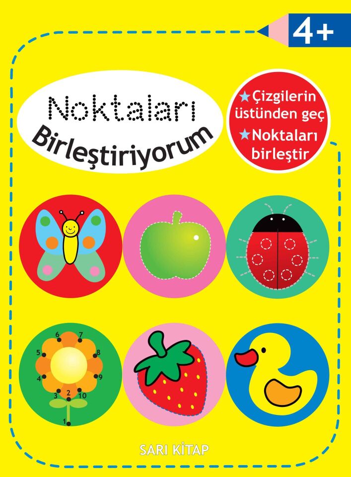 Noktaları Birleştiriyorum Sarı Kitap 4 Yaş