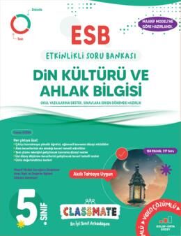 OKYANUS YAYINLARI 5. SINIF CLASSMATE DİN KÜLTÜRÜ VE AHLAK BİLGİSİ ETKİNLİKLİ SORU BANKASI