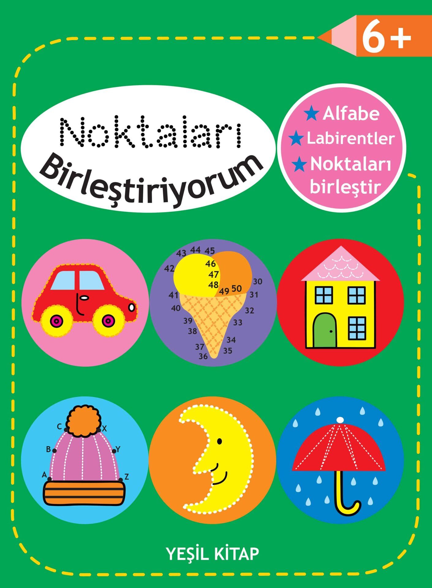 Noktaları Birleştiriyorum Yeşil Kitap 6 Yaş
