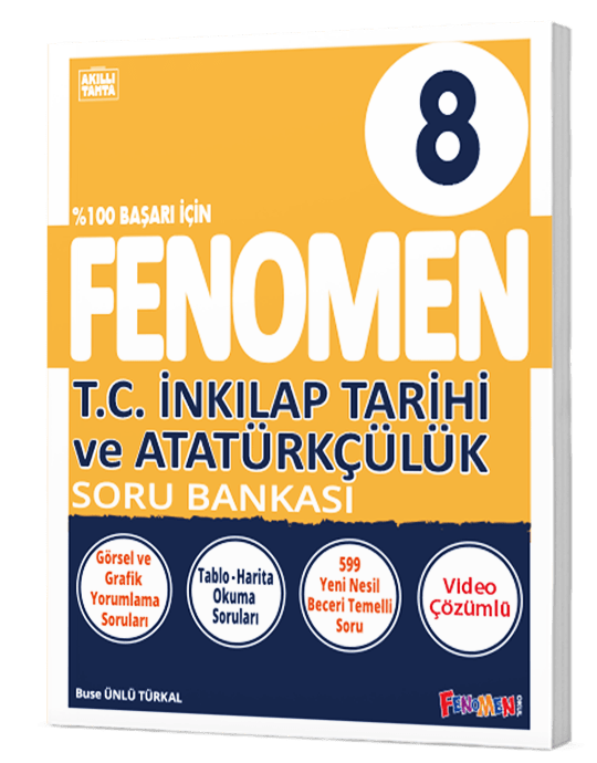 Fenomen Yayınları 8. Sınıf İnkılap Tarihi Ve Atatürkçülük Soru Bankası